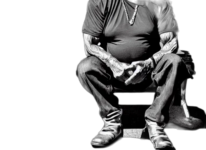photo, sad, danny, trejo transparent PNG cut-out