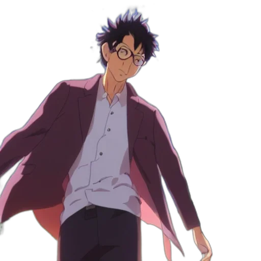 jacket, anime, concept art, cartoon transparent PNG cut-out