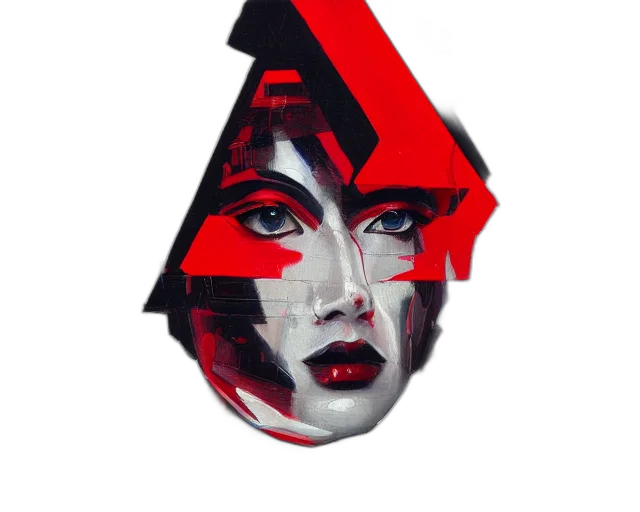 face, mask, crown, umbrella transparent PNG cut-out