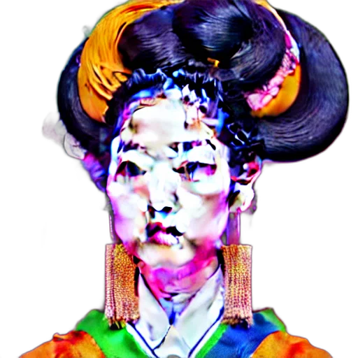 face, crown, mask, staff, vaporwave, photorealistic, anime, pixel art transparent PNG cut-out