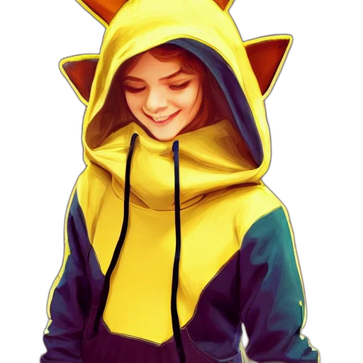 jacket, creature, pixel art, concept art transparent PNG cut-out