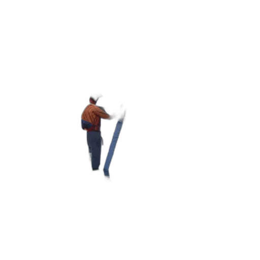 staff, jacket, hat, weapon transparent PNG cut-out