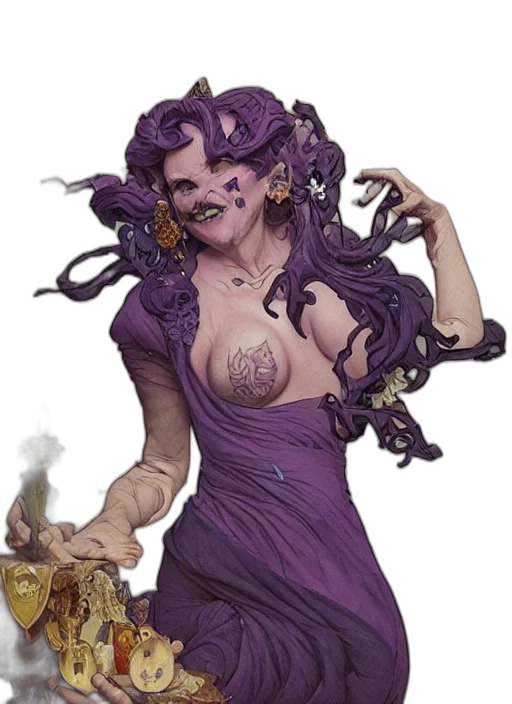 dress, mask, creature, face, concept art, fantasy art, comic book art, photorealistic transparent PNG cut-out