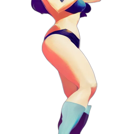 dress, staff, concept art, cartoon transparent PNG cut-out