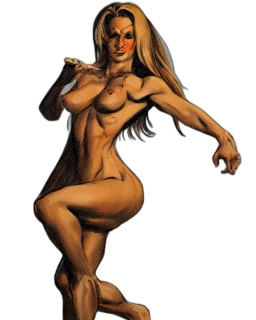 creature, dress, hair, animal transparent PNG cut-out