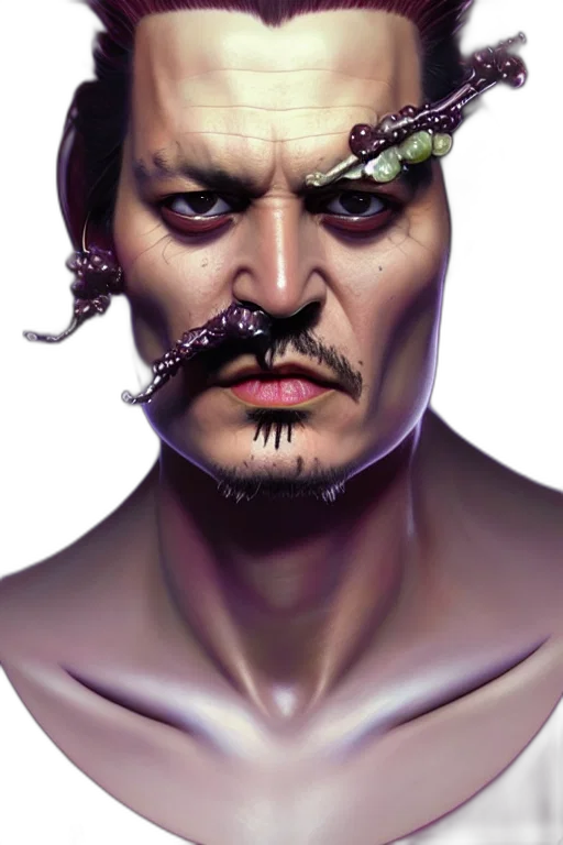 face, mask, staff, creature transparent PNG cut-out