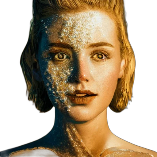 mask, face, jewelry, crown, comic book art, photorealistic, concept art, fantasy art transparent PNG cut-out