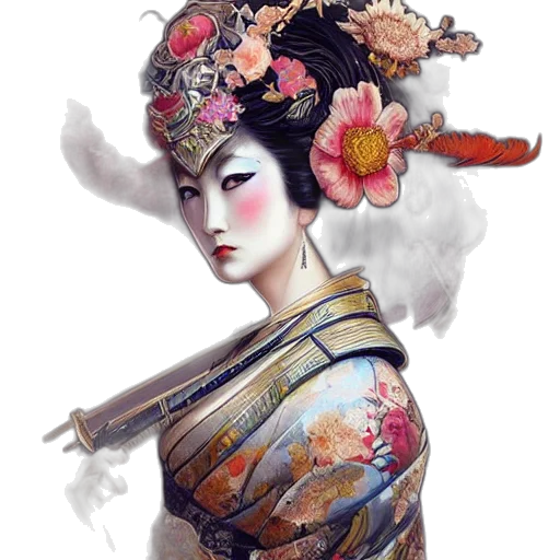 staff, crown, dress, face, fantasy art, photorealistic, concept art, oil painting transparent PNG cut-out
