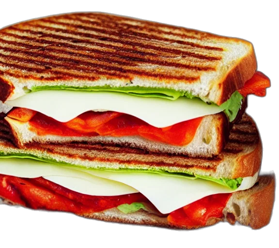 food, dress, animal, photorealistic, photo, panini, sandwich transparent PNG cut-out