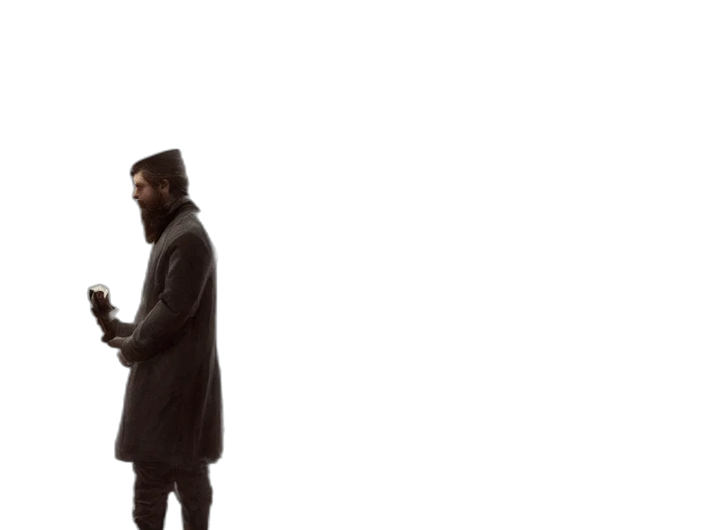 staff, jacket, sword, hat transparent PNG cut-out