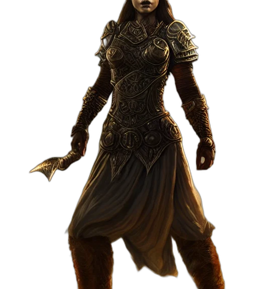 dress, staff, creature, mask, concept art, fantasy art, 3d render, comic book art transparent PNG cut-out
