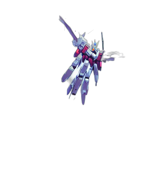 weapon, sword, robot, staff, 3d render, concept art, pixel art, vaporwave transparent PNG cut-out