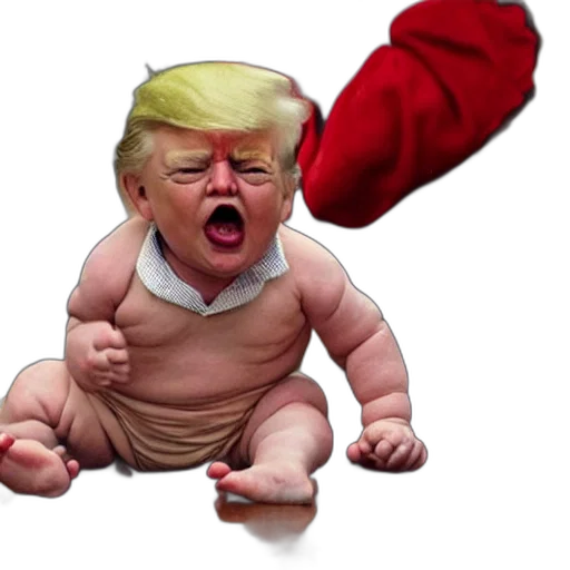 creature, animal, weapon, concept art, angry, baby, donald, trump transparent PNG cut-out
