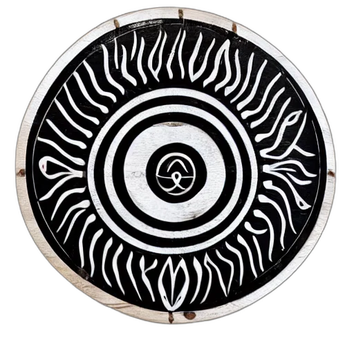 mask, jewelry, hair, crown, monochrome, mbira, wooden, logo transparent PNG cut-out