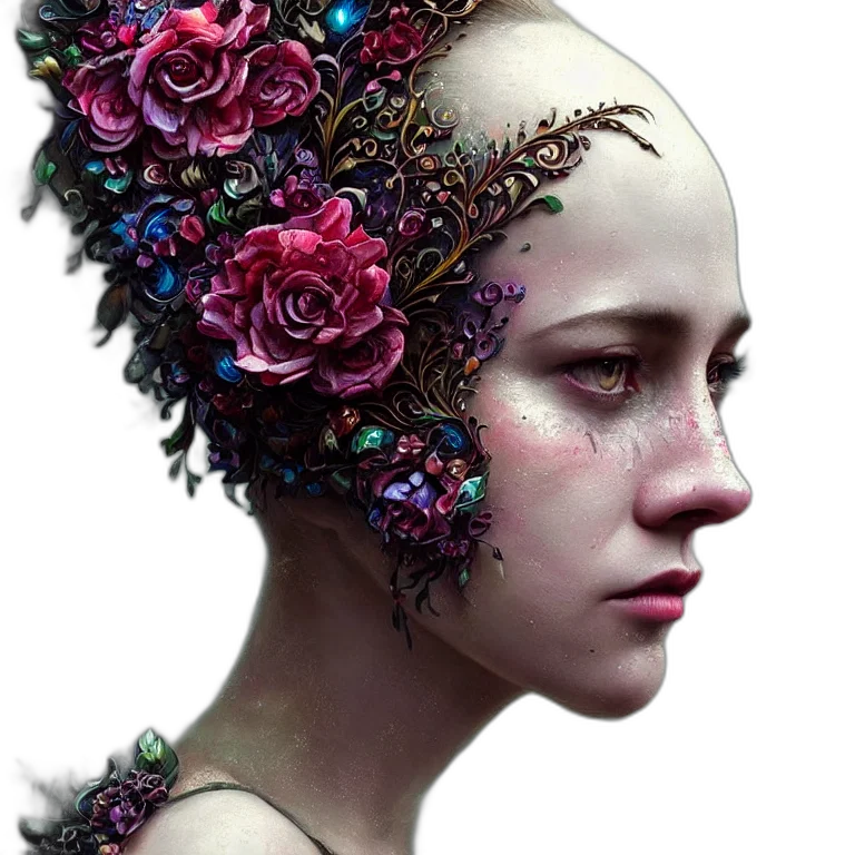 crown, mask, robot, face transparent PNG cut-out