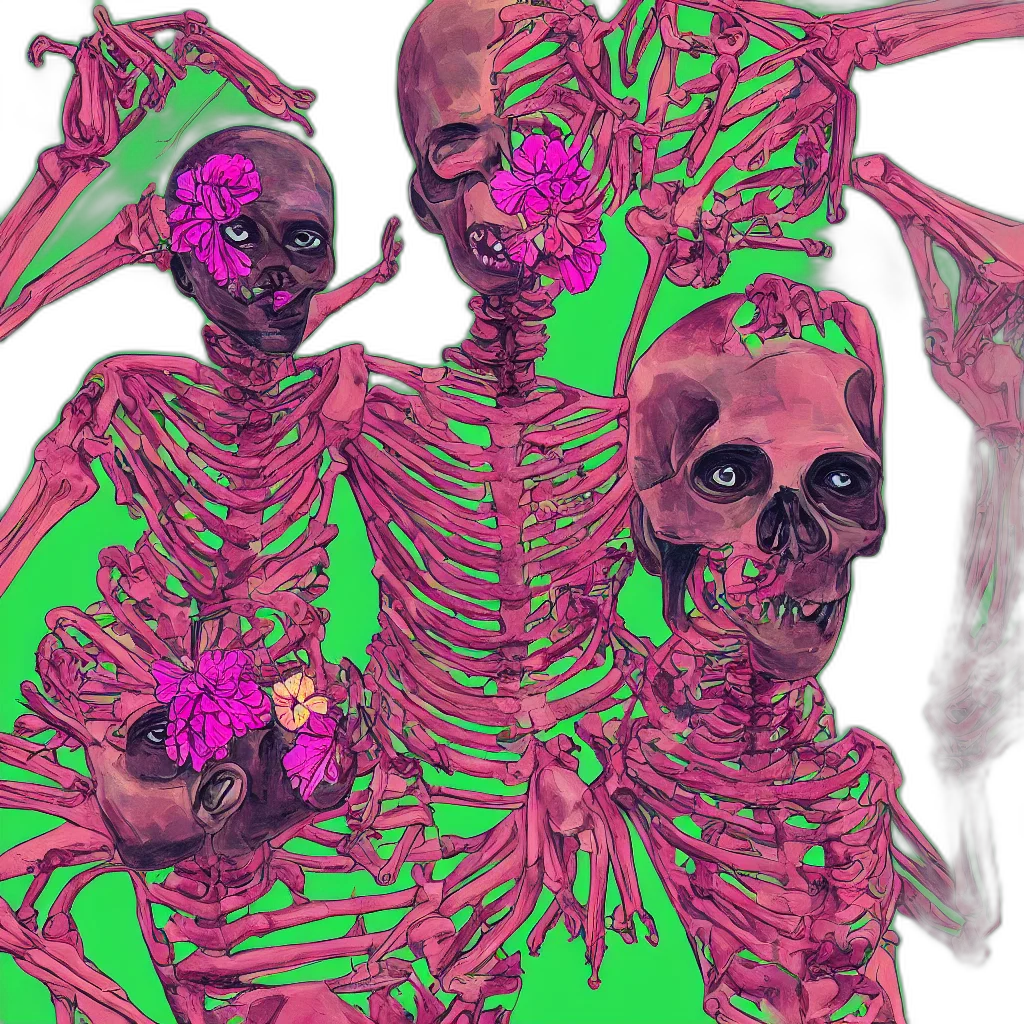 mask, creature, concept art, 3d render transparent PNG cut-out