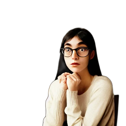 face, staff, furniture, jacket transparent PNG cut-out
