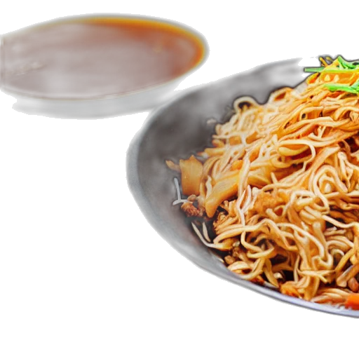 food, 3d render, photorealistic, pot transparent PNG cut-out