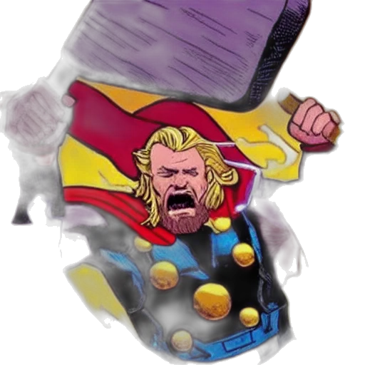 comic book art, concept art, cartoon, pixel art transparent PNG cut-out