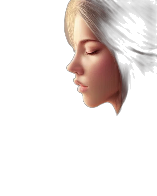 face, hair, crown, mask, photorealistic, fantasy art, oil painting, concept art transparent PNG cut-out