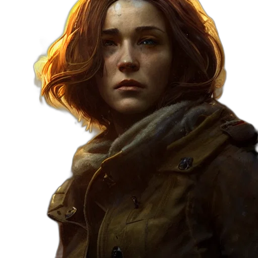 jacket, face, staff, concept art, comic book art, photorealistic, fantasy art, golden transparent PNG cut-out
