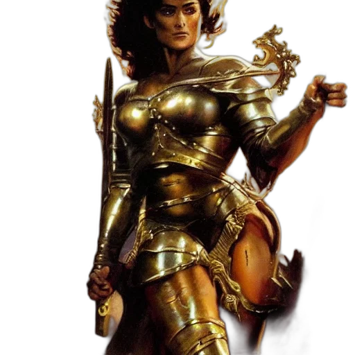 sword, staff, fantasy art, concept art, comic book art, photorealistic, golden, frank transparent PNG cut-out