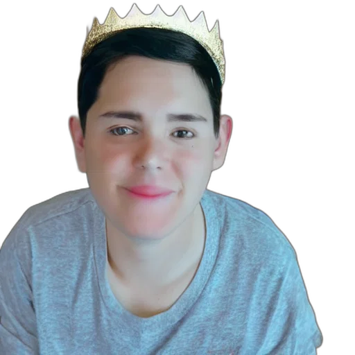 crown, hat, creature, face transparent PNG cut-out