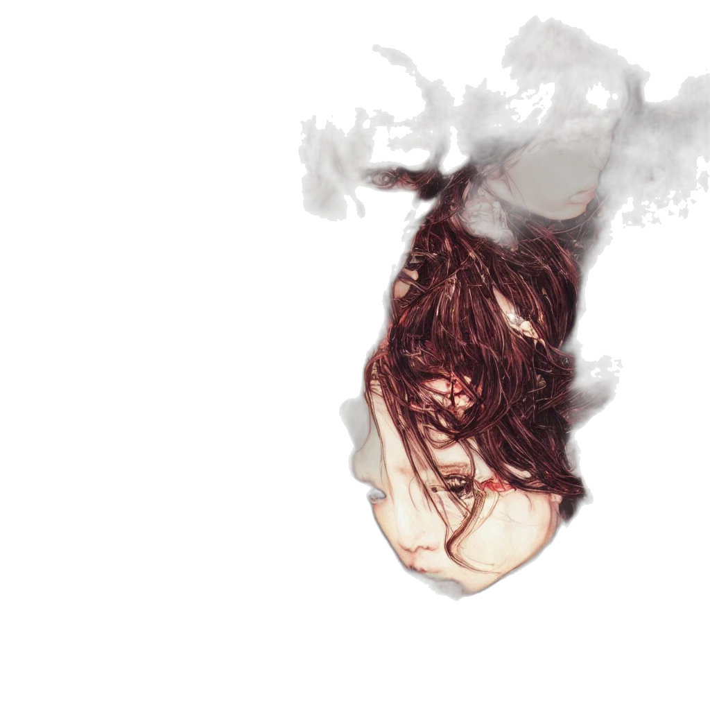 hair, mask, face, crown transparent PNG cut-out