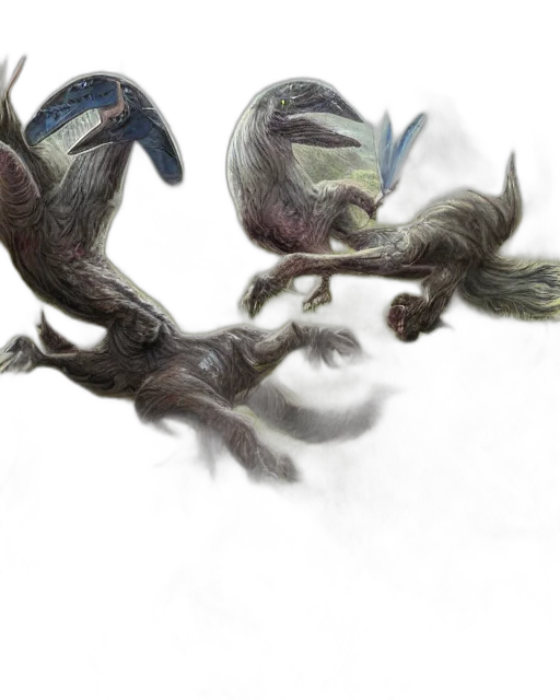 dragon, creature, animal, hair transparent PNG cut-out