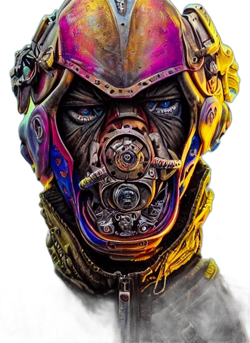 mask, face, robot, jewelry transparent PNG cut-out