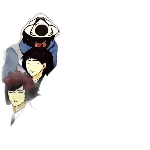 hat, pixel art, concept art, anime, cartoon, monochrome, dark, legend transparent PNG cut-out