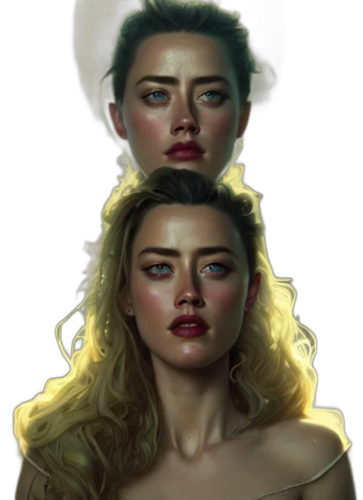 face, crown, concept art, photorealistic, fantasy art, comic book art, neon lights, golden transparent PNG cut-out