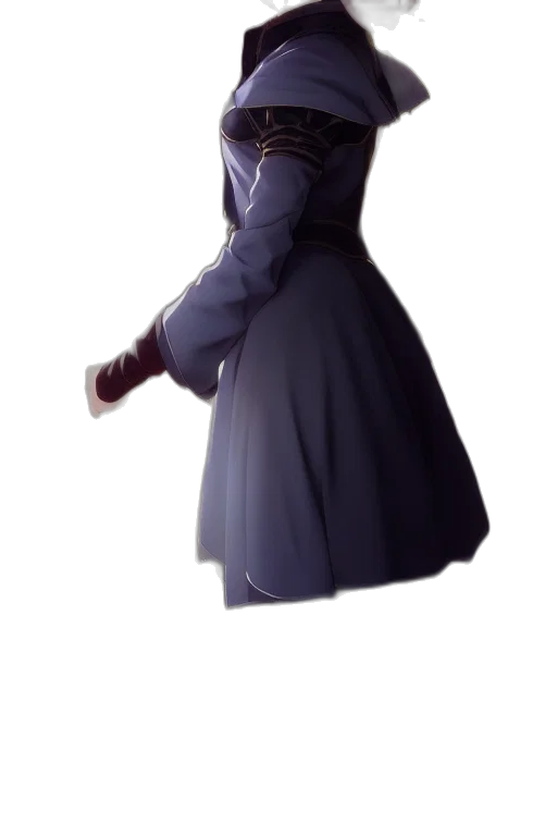 dress, staff, jacket, crown transparent PNG cut-out