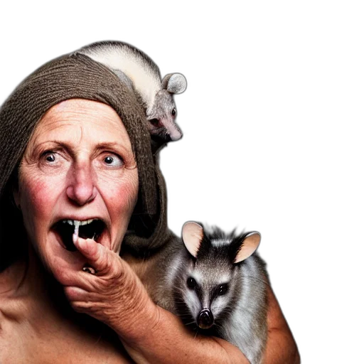 animal, mask, creature, hat, photorealistic, annie, leibovitz, photo transparent PNG cut-out