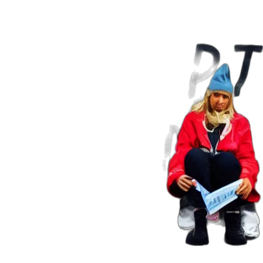 jacket, hat, staff, face, concept art, 3d render, working, off transparent PNG cut-out
