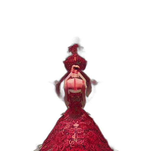 dress, crown, hat, bottle, 3d render, concept art, photorealistic, pixel art transparent PNG cut-out