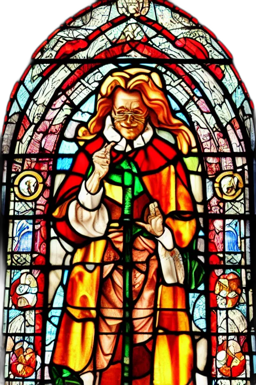 church, stained, glass, window transparent PNG cut-out