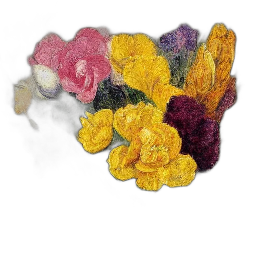 flower, jewelry, crown, hat, watercolor, photorealistic, oil painting, 3d render transparent PNG cut-out