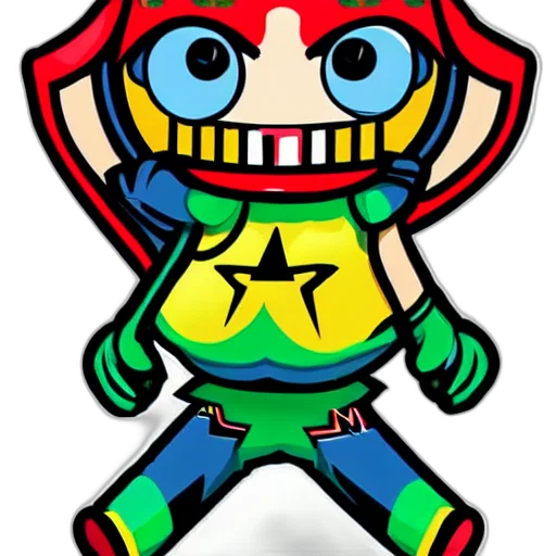 robot, mask, pixel art, cartoon transparent PNG cut-out