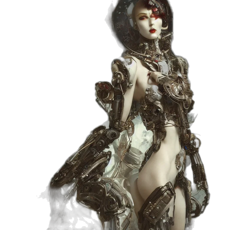 robot, dress, jewelry, mask transparent PNG cut-out