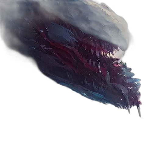 creature, dragon, mask, face transparent PNG cut-out