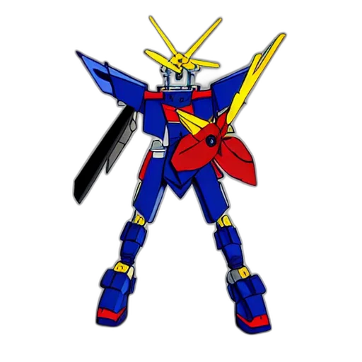 robot, weapon, sword, staff transparent PNG cut-out
