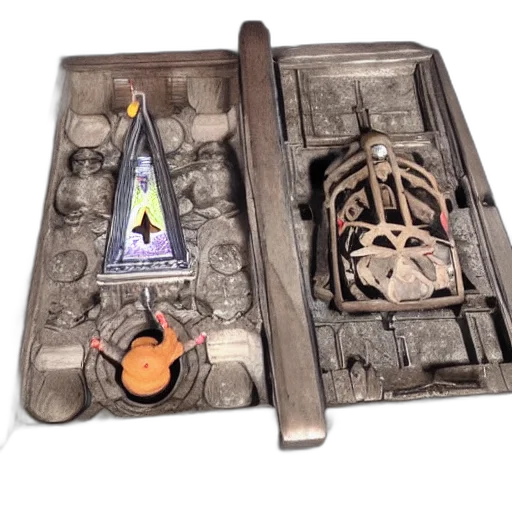 concept art, fire, occult, toy transparent PNG cut-out