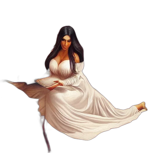dress, staff, sword, jewelry transparent PNG cut-out