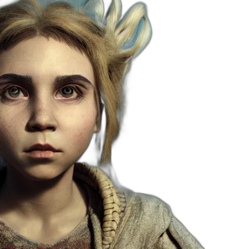 face, photorealistic, concept art, fantasy art, 3d render, portrait, character, teen transparent PNG cut-out