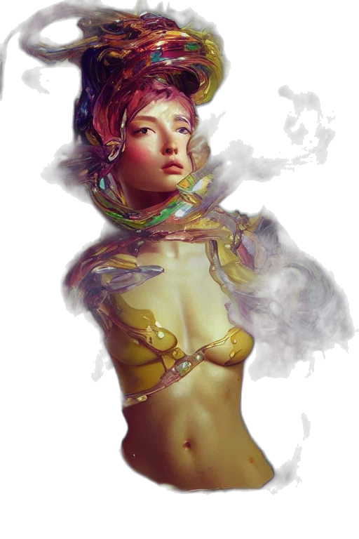 dress, jewelry, robot, mask transparent PNG cut-out