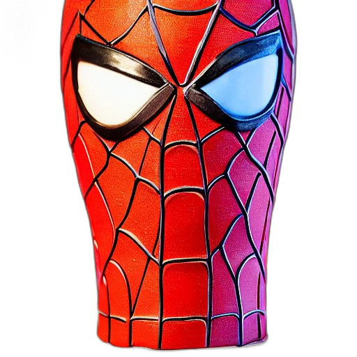 mask, dress, bottle, face, 3d render, comic book art, concept art, photorealistic transparent PNG cut-out