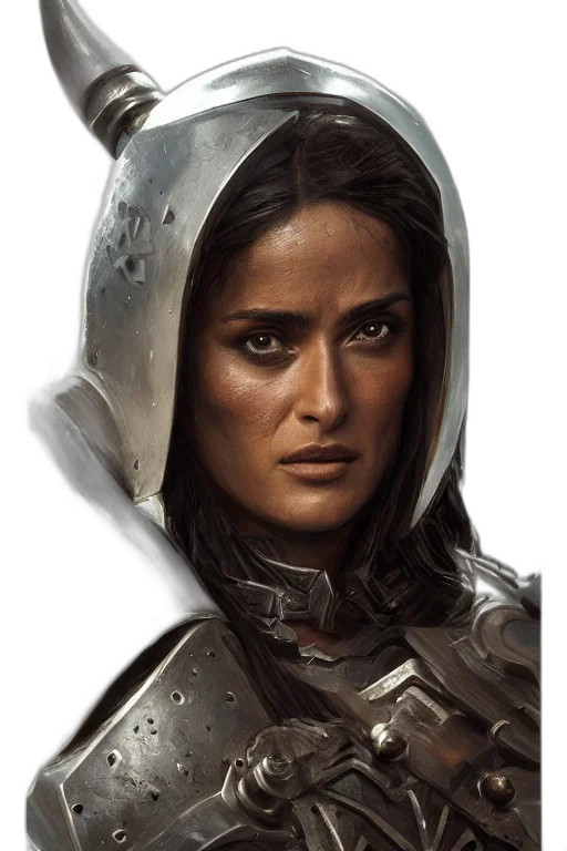 face, sword, weapon, photorealistic transparent PNG cut-out