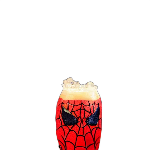 bottle, food, mask, animal, pixel art, comic book art, cartoon, concept art transparent PNG cut-out