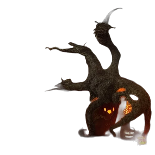 dragon, creature, animal, staff, concept art, fantasy art, 3d render, pixel art transparent PNG cut-out